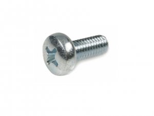 Stator screw RMS M5x12mm , screw with cross head, rounded cylindrical head O 10mm