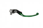 Adjustable folding lever ACCOSSATO aluminium, master cylinder verde