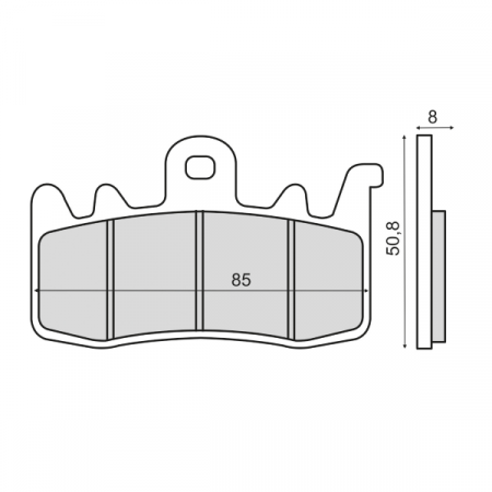 Placute de frana RMS 225103193 sintered