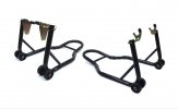 Set front + rear paddock stand MOTION STUFF STS3200+STS3210 with L support