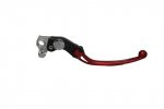 Adjustable folding lever ACCOSSATO aluminium, master cylinder Rosu