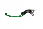 Adjustable folding lever ACCOSSATO aluminium, master cylinder verde