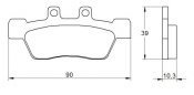 Placute de frana ACCOSSATO AGPA183 OR