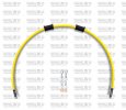 Kit conducta frana spate Venhill KAW-2010R-YE POWERHOSEPLUS (1 conducta in kit) Yellow hoses, chromed fittings